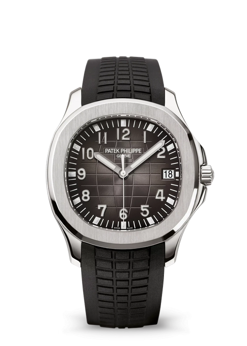 Patek Philippe Aquanaut Date Black Strap Stainless Steel 40.8mm 5167A-001