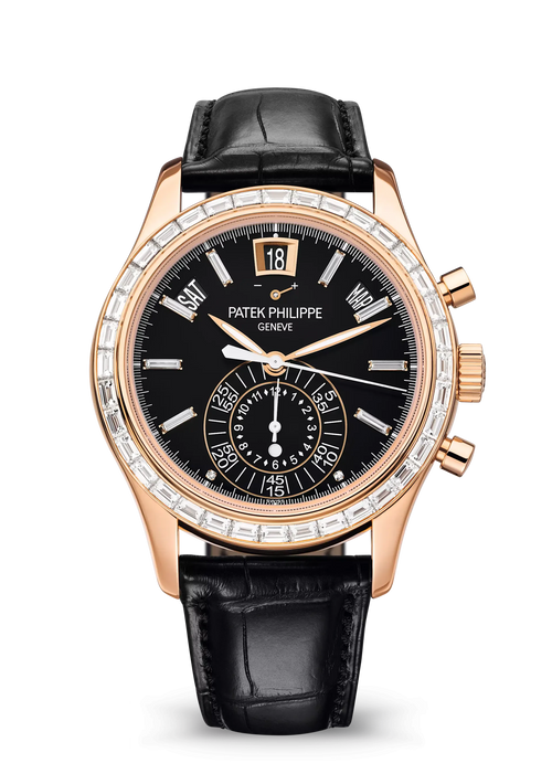 Patek Philippe Complications Diamond Rose Gold Chronograph 40.5mm 5961R-010