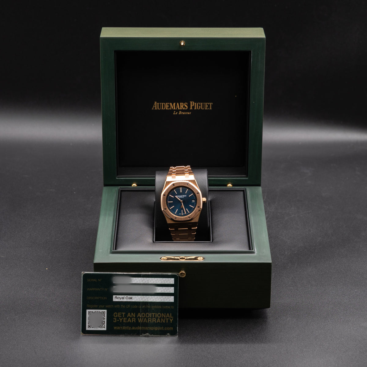 AUDEMARS PIGUET Royal Oak "Jumbo" Extra Thin RG Blue Dial 15202OR.OO.1240OR.01 — image 3