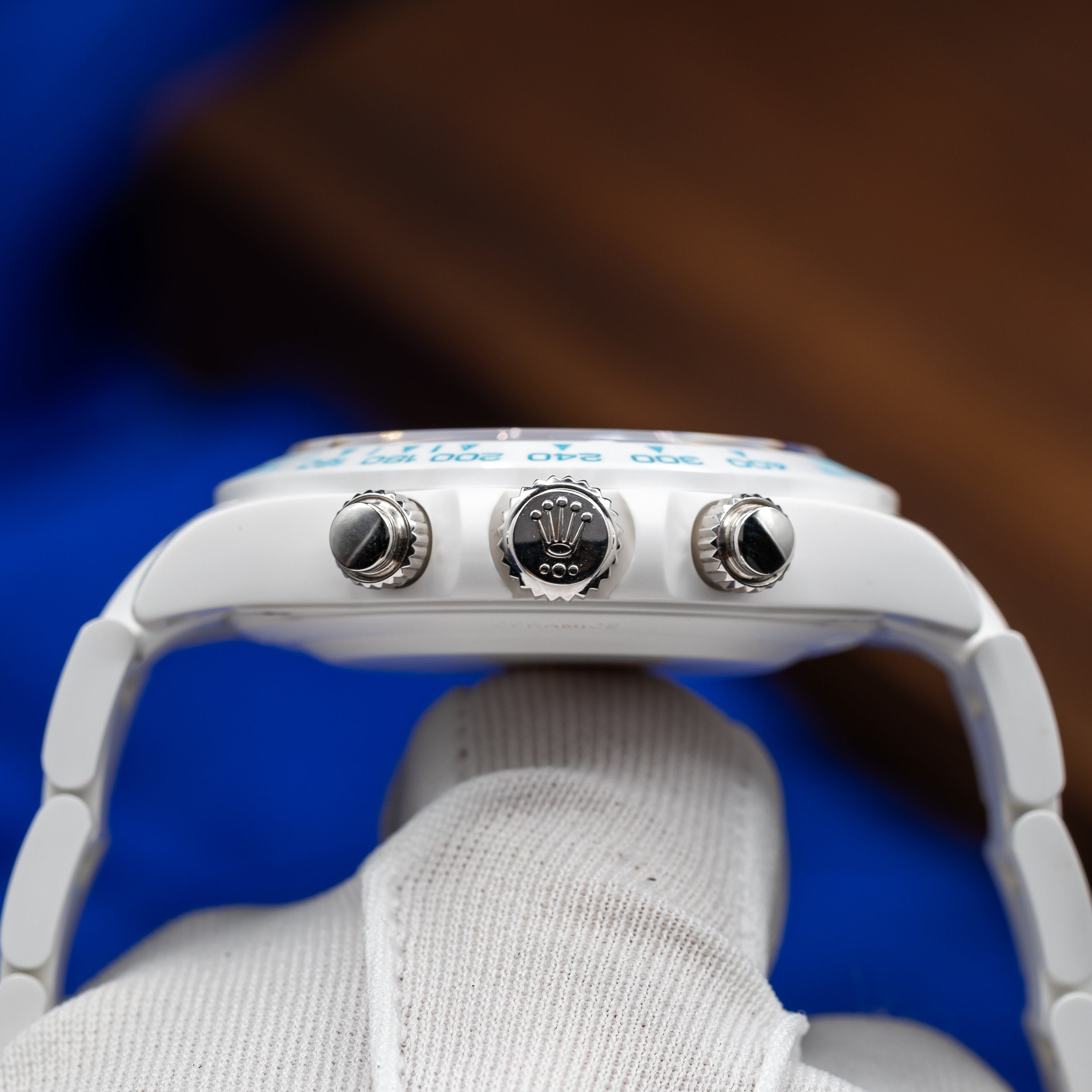 AET Remould Abu Dhabi Blue Daytona White Ceramic #17/18 Special Edition — image 9