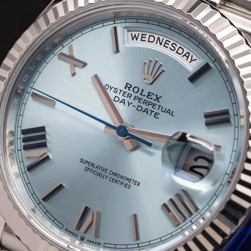 ROLEX Day Date 40 Platinum President Ice Blue Dial 228236 — image 5