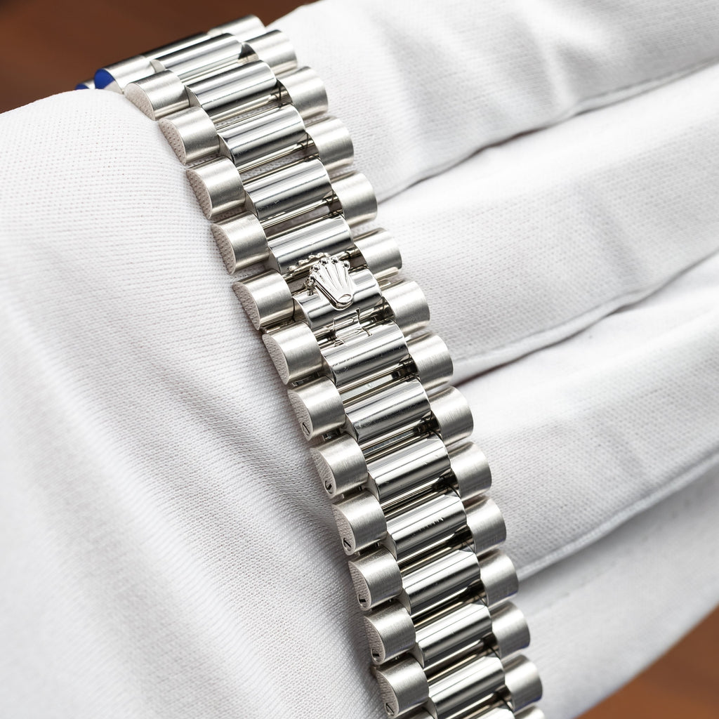 ROLEX Day Date 40 Platinum President Ice Blue Dial 228236 — image 18