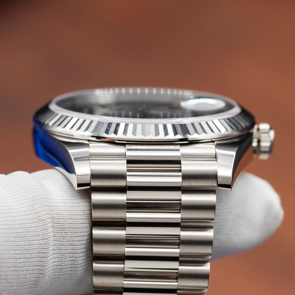 ROLEX Day-Date 40 Blue Roman Dial White Gold President 228239 – APRIL 2026 — image 11