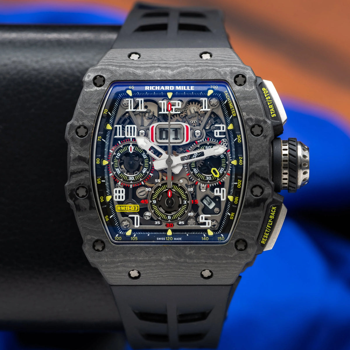 RICHARD MILLE RM 11-03 NTPT Black Case Automatic Flyback Chronograph RM11-03 CA — image 4