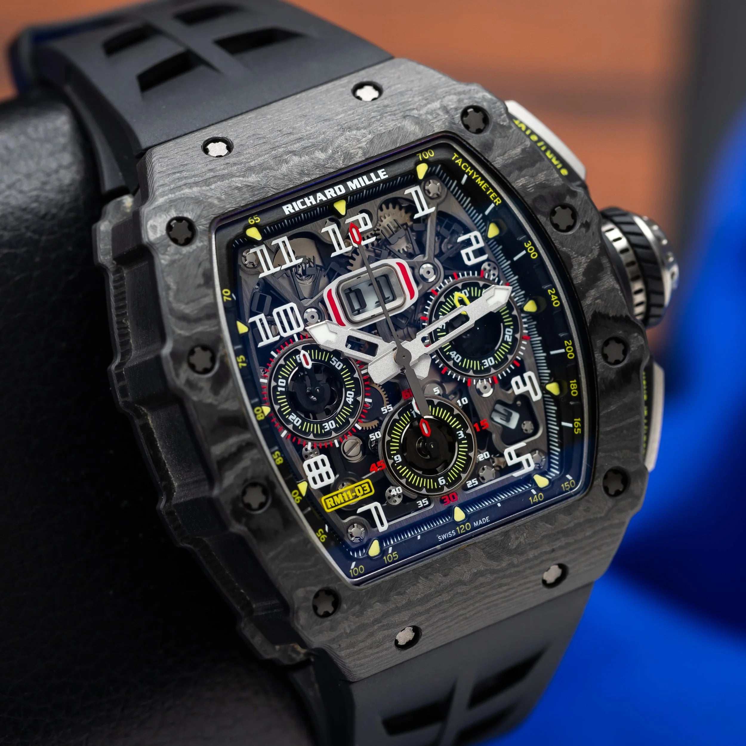 RICHARD MILLE RM 11-03 NTPT Black Case Automatic Flyback Chronograph RM11-03 CA — image 5