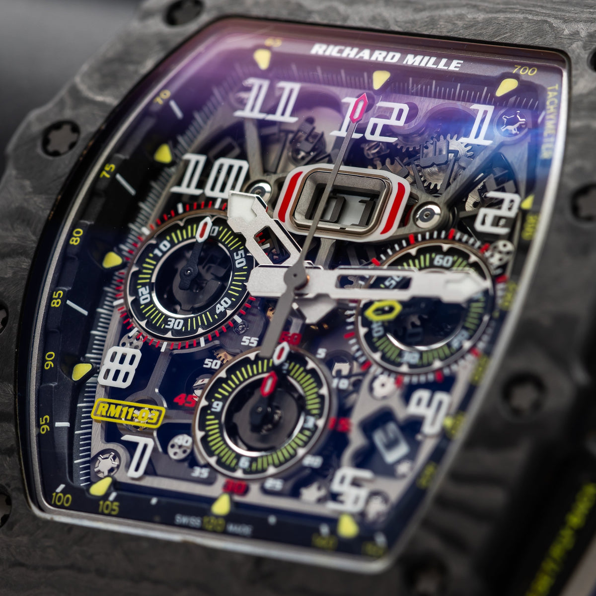 RICHARD MILLE RM 11-03 NTPT Black Case Automatic Flyback Chronograph RM11-03 CA — image 7