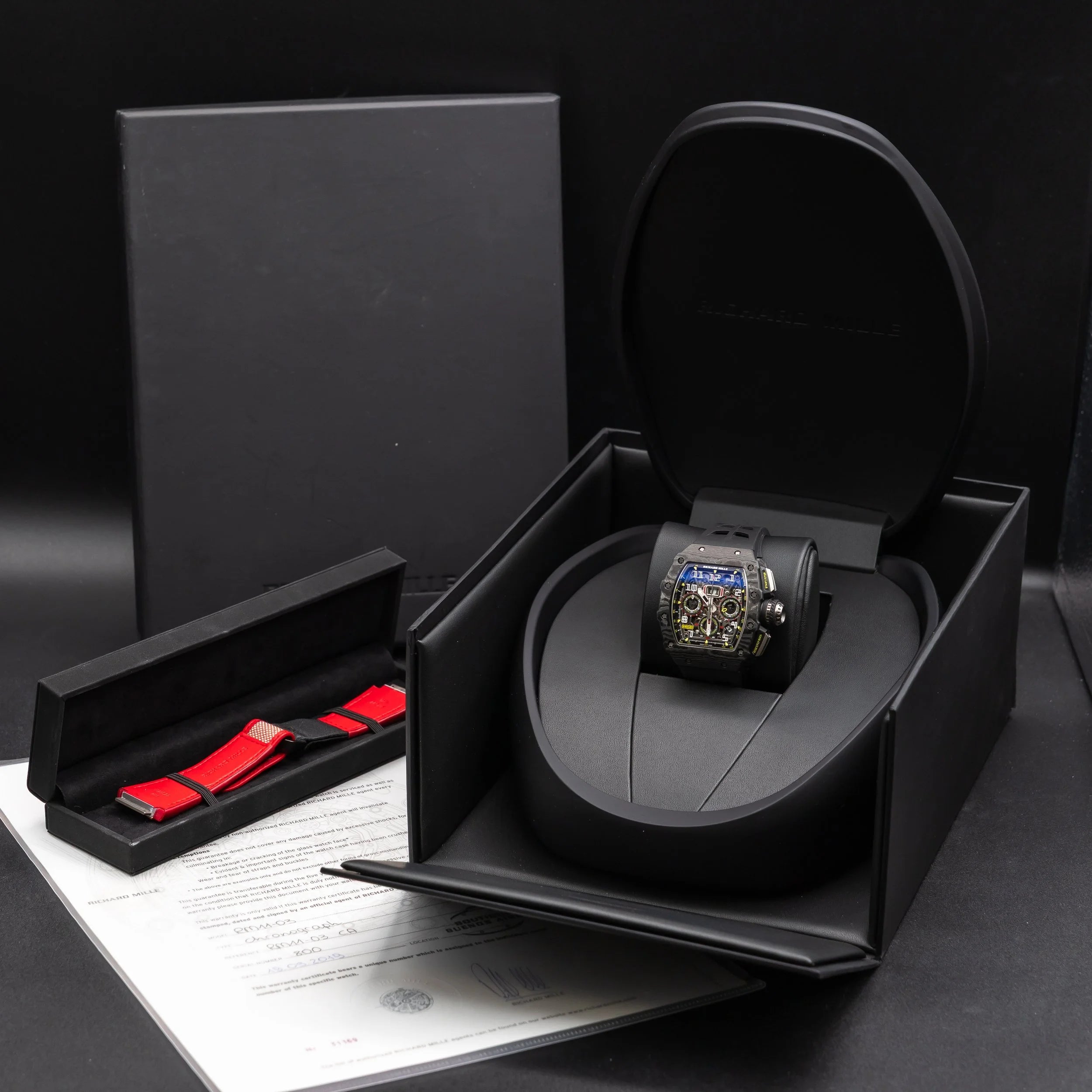 RICHARD MILLE RM 11-03 NTPT Black Case Automatic Flyback Chronograph RM11-03 CA — image 3