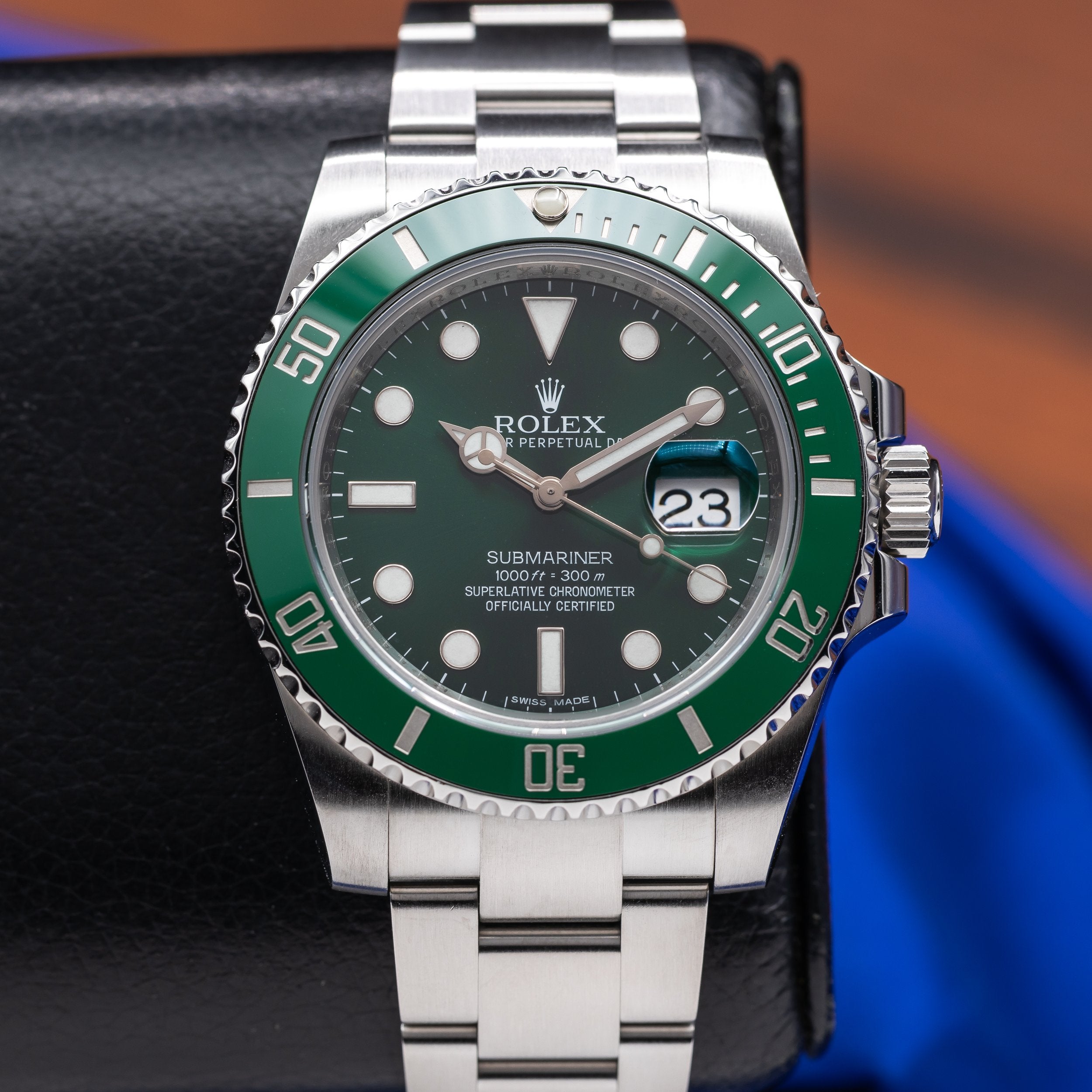 Rolex Submariner Hulk Green Steel Oyster 116610LV