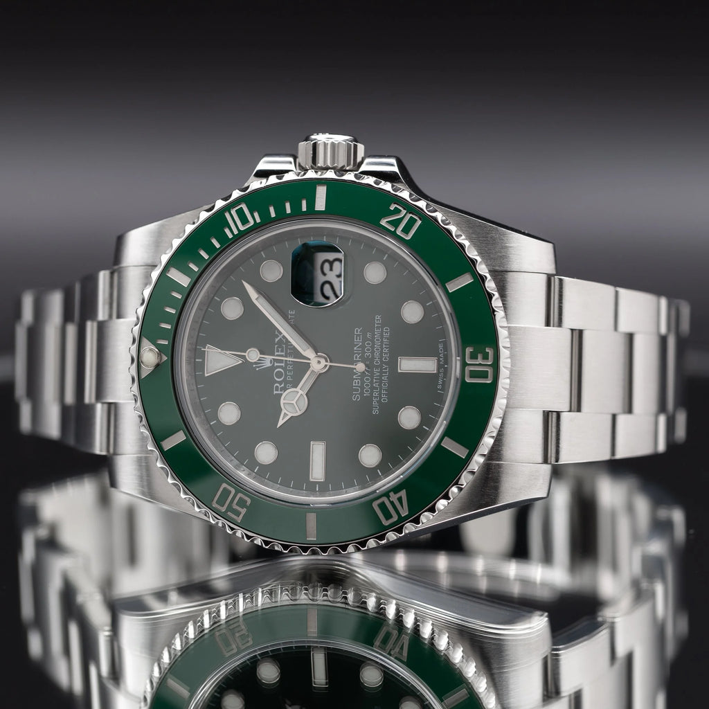 Rolex Submariner Hulk Green Steel Oyster 116610LV