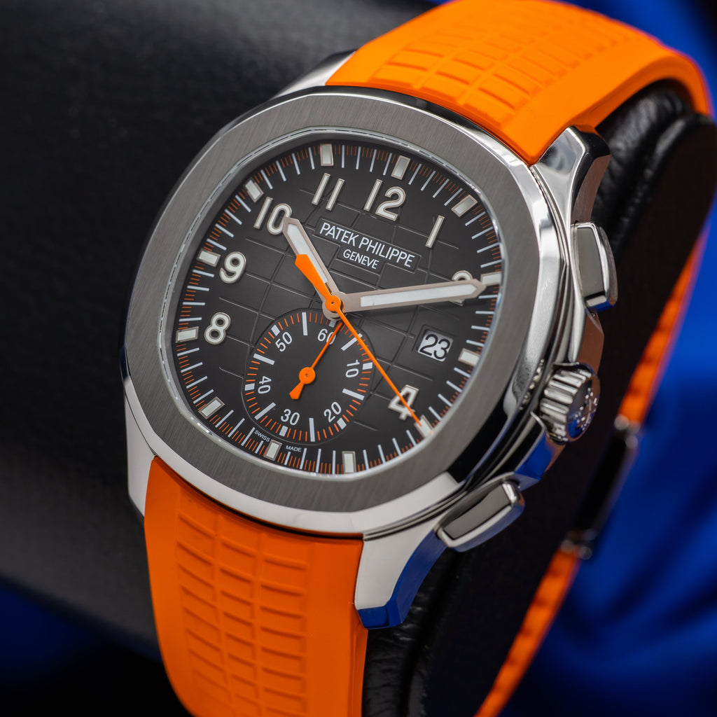 PATEK PHILIPPE Aquanaut 5968A-001 42.2mm Chronograph Orange Strap 5968A — image 10