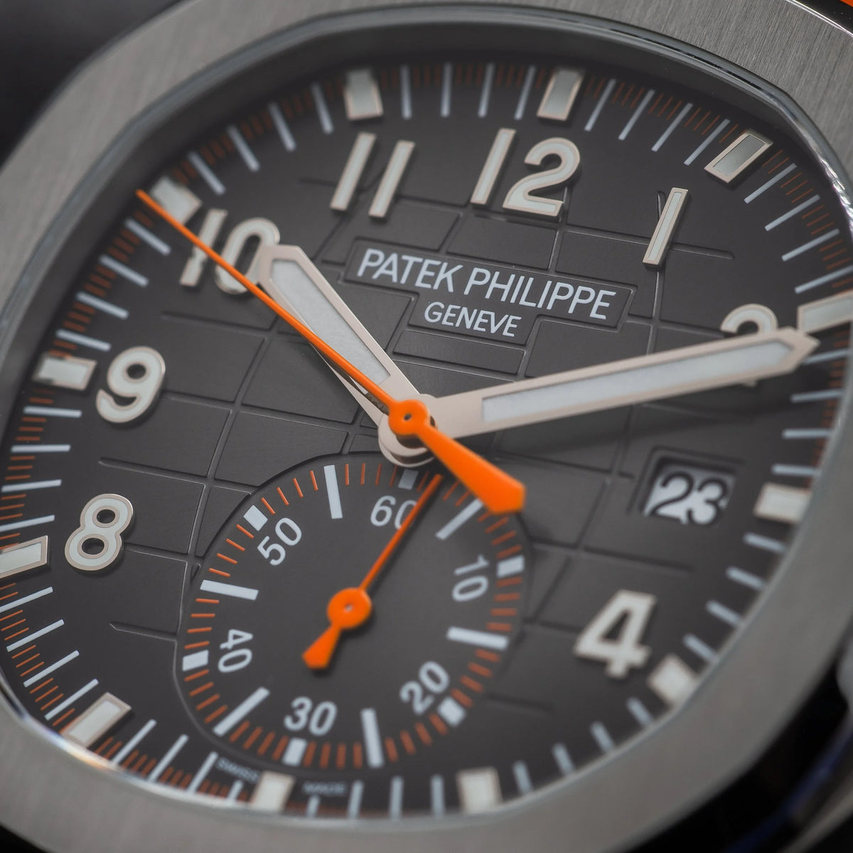 PATEK PHILIPPE Aquanaut 5968A-001 42.2mm Chronograph Orange Strap 5968A — image 5