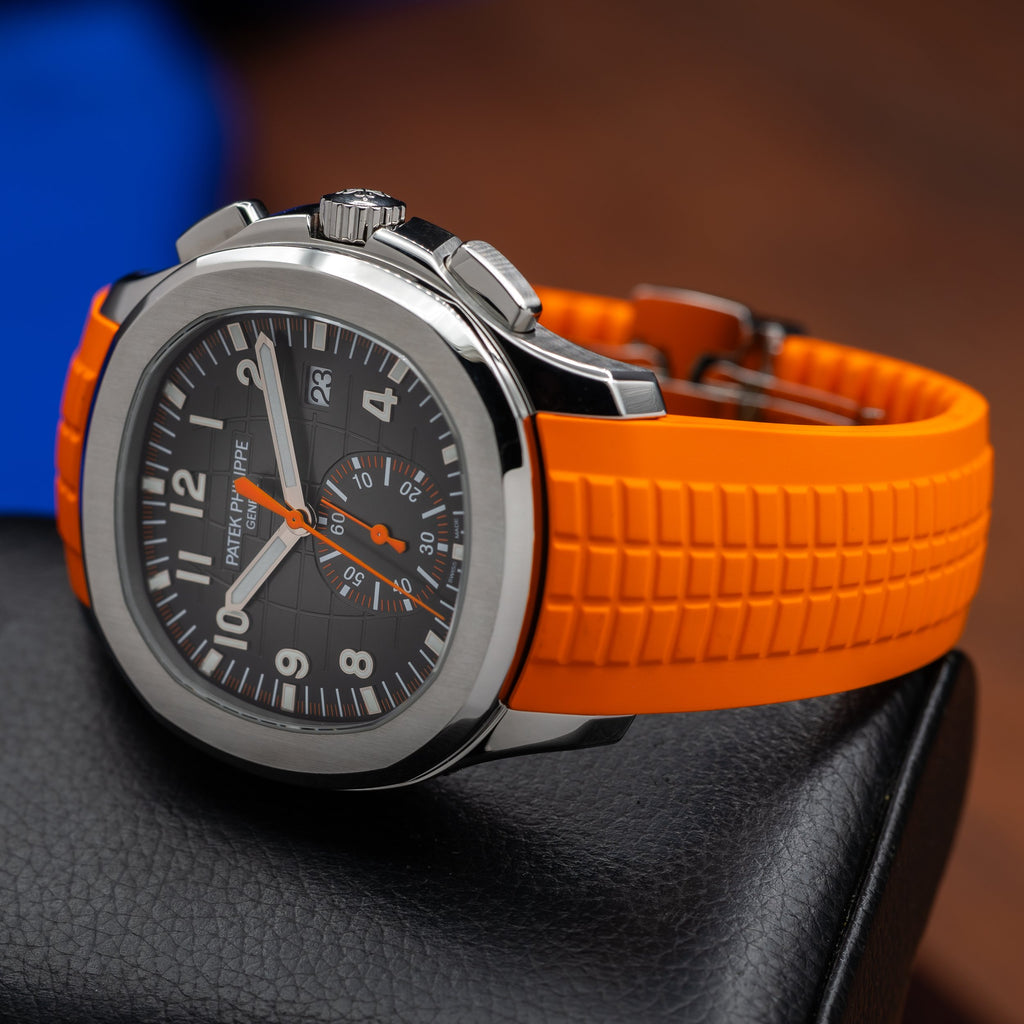 PATEK PHILIPPE Aquanaut 5968A-001 42.2mm Chronograph Orange Strap 5968A — image 11