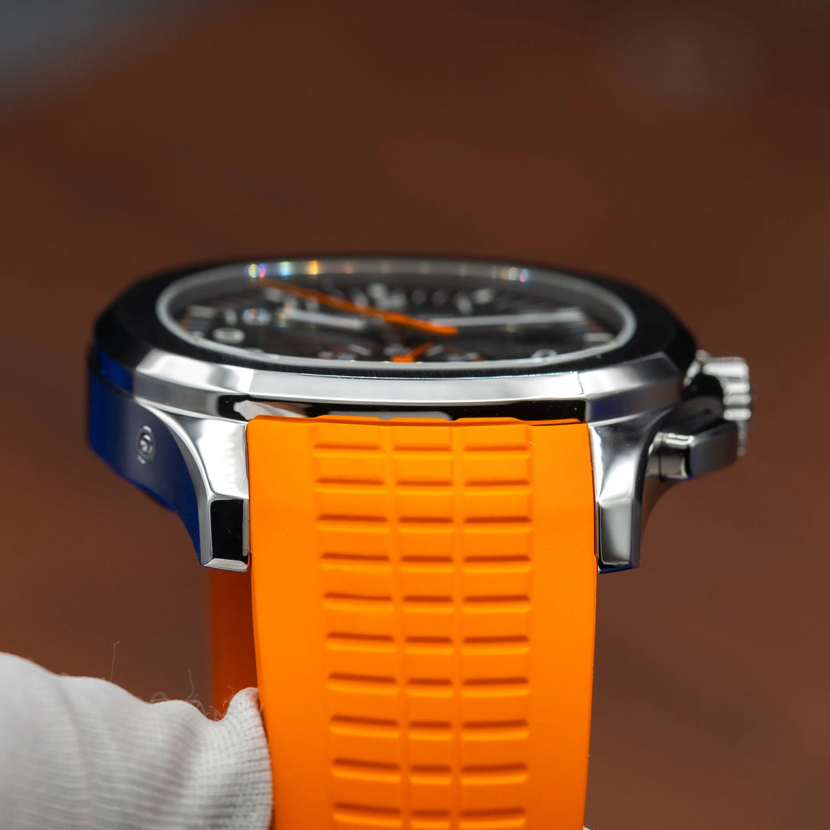 PATEK PHILIPPE Aquanaut 5968A-001 42.2mm Chronograph Orange Strap 5968A — image 14