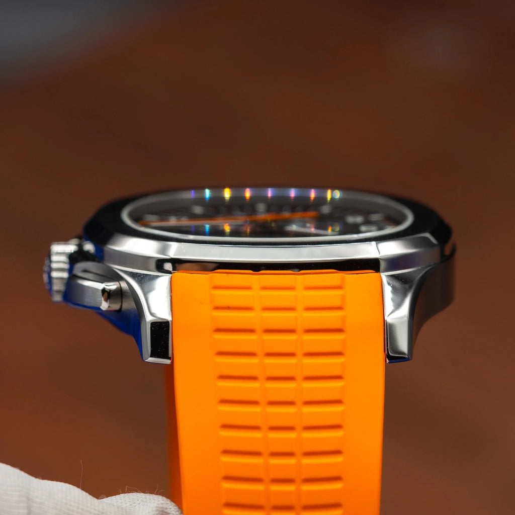PATEK PHILIPPE Aquanaut 5968A-001 42.2mm Chronograph Orange Strap 5968A — image 16