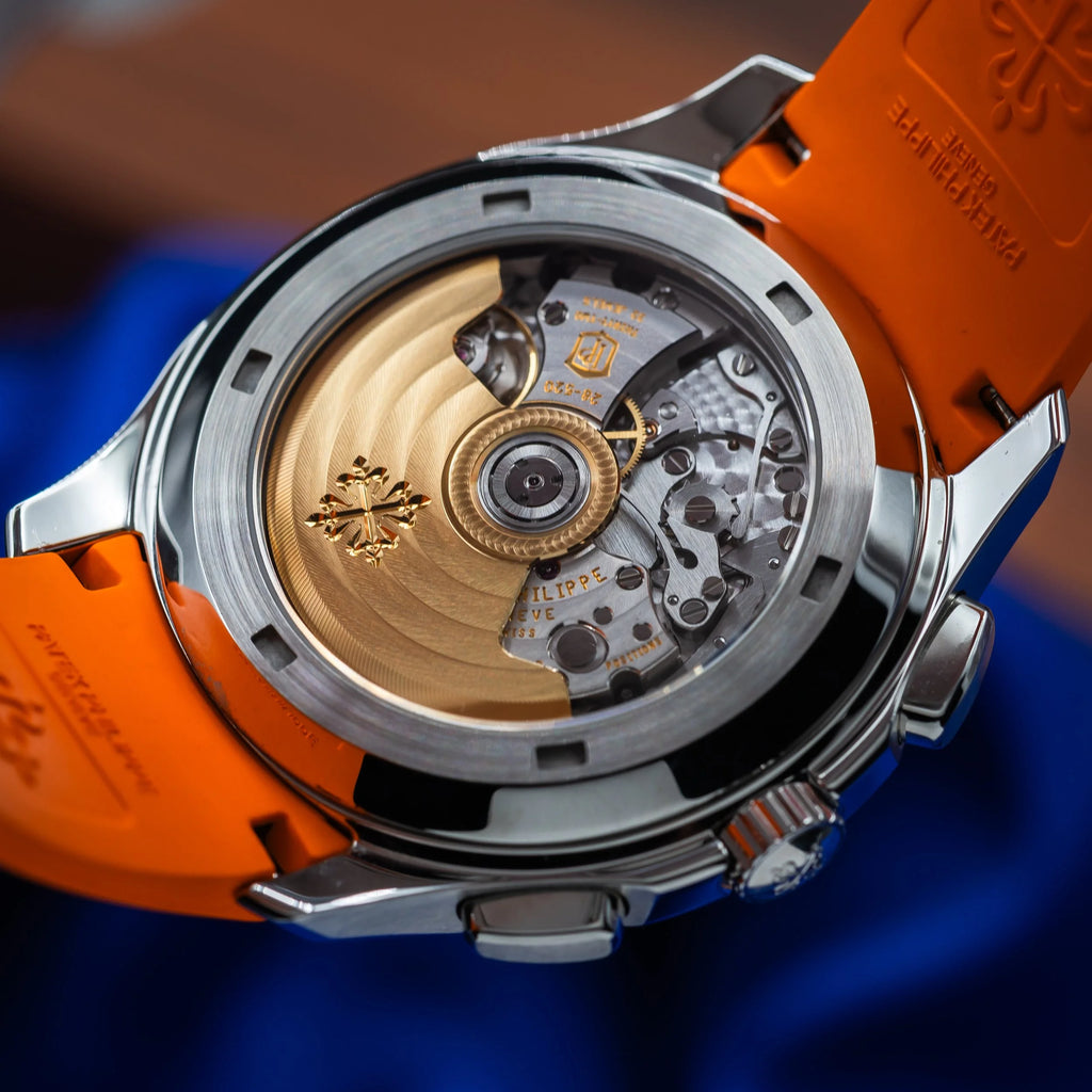 PATEK PHILIPPE Aquanaut 5968A-001 42.2mm Chronograph Orange Strap 5968A — image 7