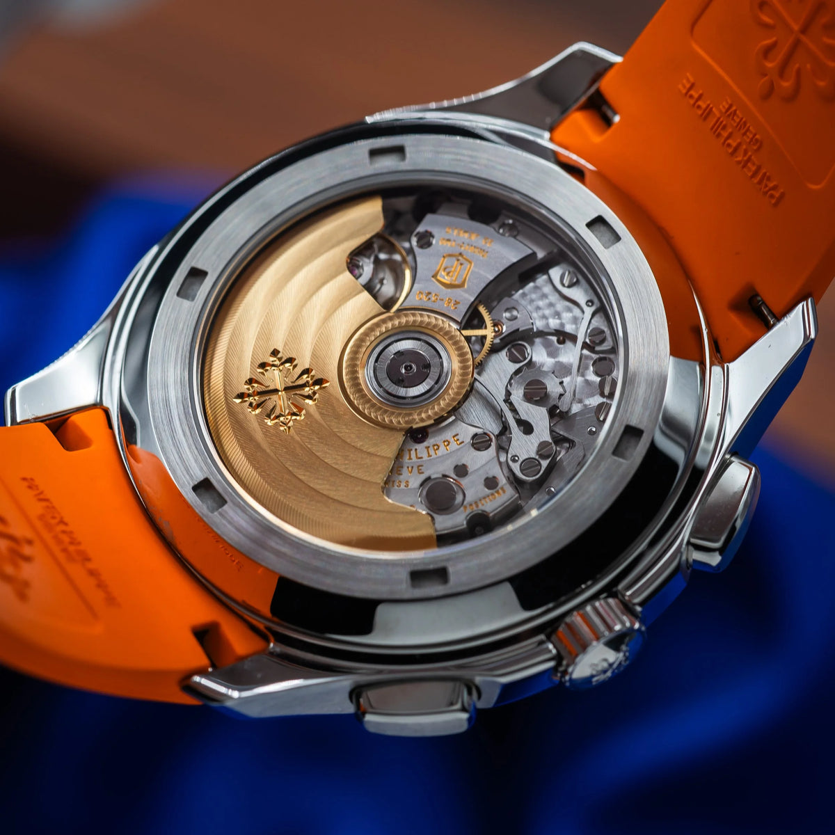 PATEK PHILIPPE Aquanaut 5968A-001 42.2mm Chronograph Orange Strap 5968A — image 7