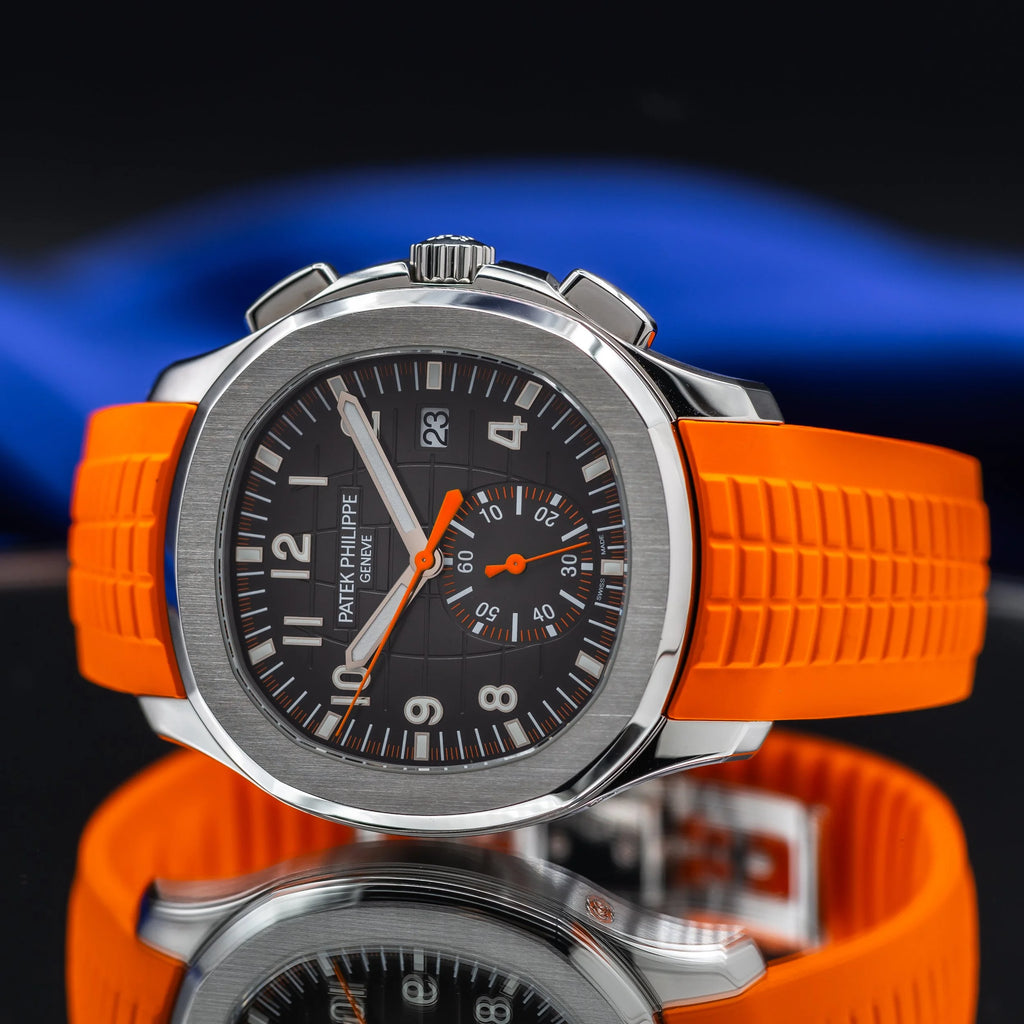 PATEK PHILIPPE Aquanaut 5968A-001 42.2mm Chronograph Orange Strap 5968A — image 19