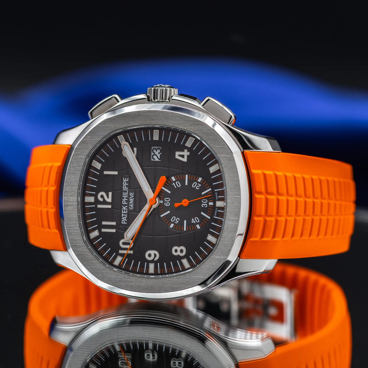 PATEK PHILIPPE Aquanaut 5968A-001 42.2mm Chronograph Orange Strap 5968A — image 19