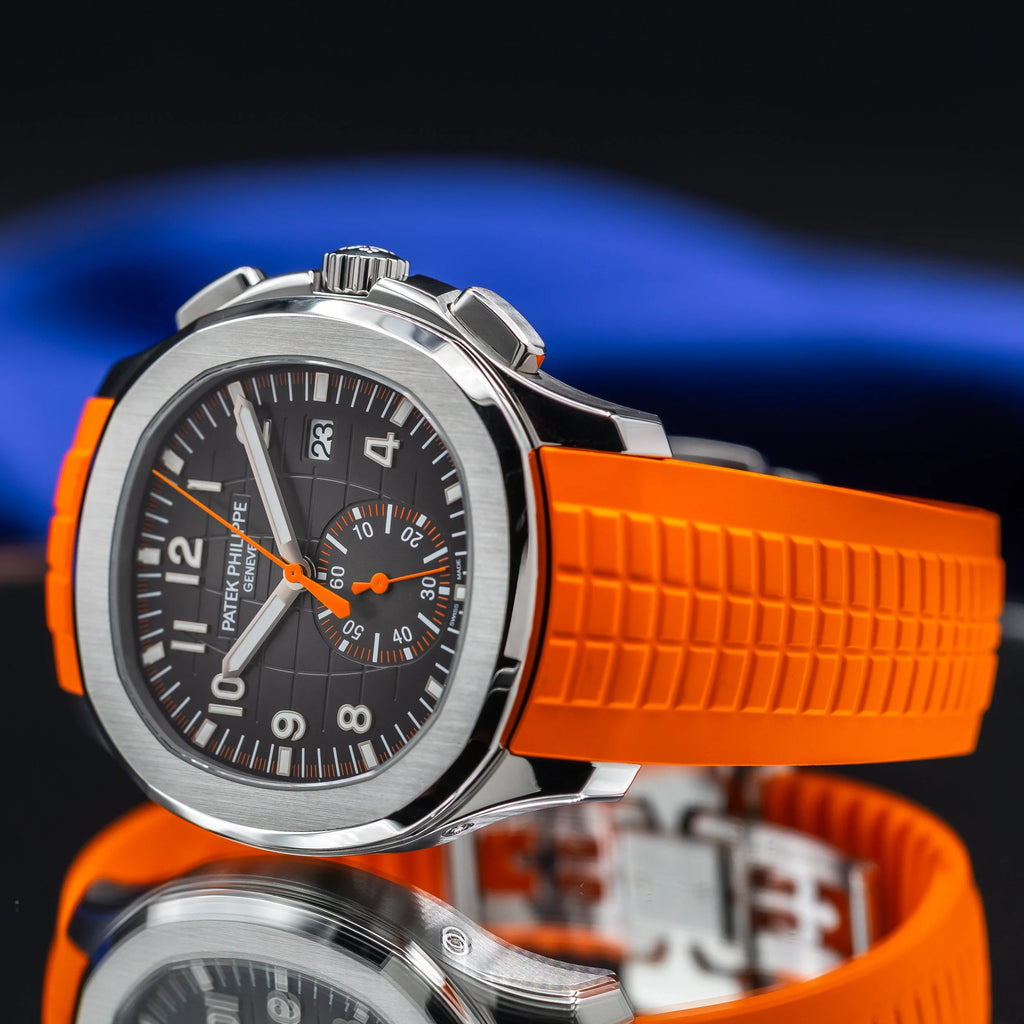 PATEK PHILIPPE Aquanaut 5968A-001 42.2mm Chronograph Orange Strap 5968A — image 18