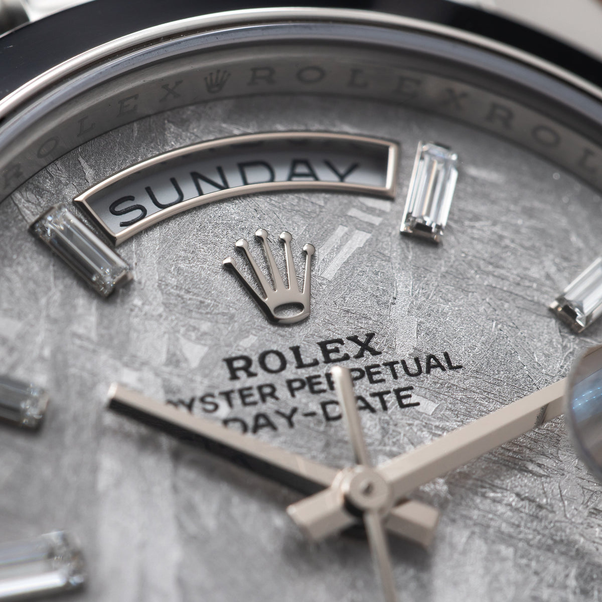 ROLEX Day-Date 40 Platinum President Meteorite Dial 228206 — image 7