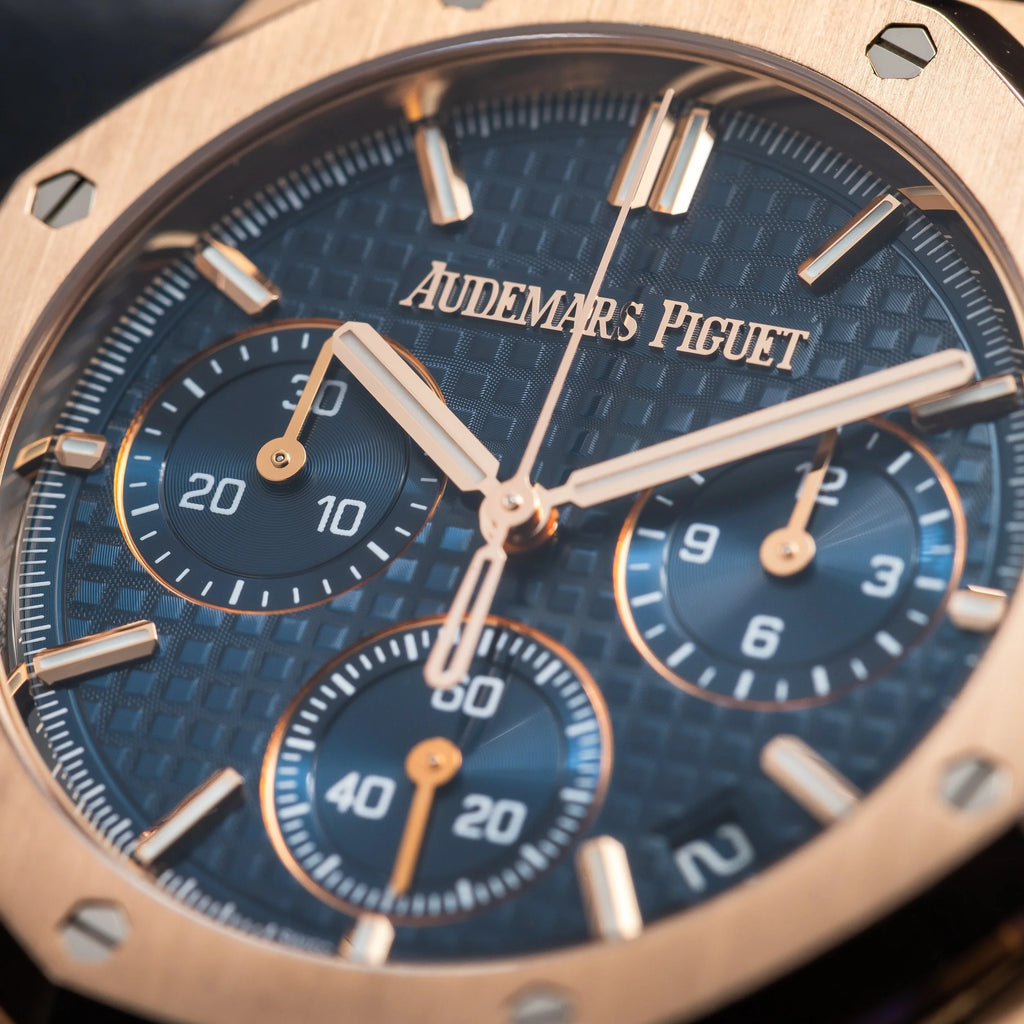 AUDEMARS PIGUET Royal Oak Chronograph Rose Gold Blue Dial 26240OR.OO.1320OR.05 — image 7
