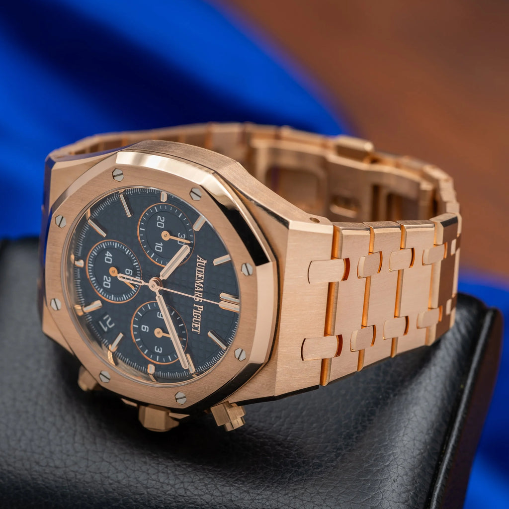 AUDEMARS PIGUET Royal Oak Chronograph Rose Gold Blue Dial 26240OR.OO.1320OR.05 — image 12