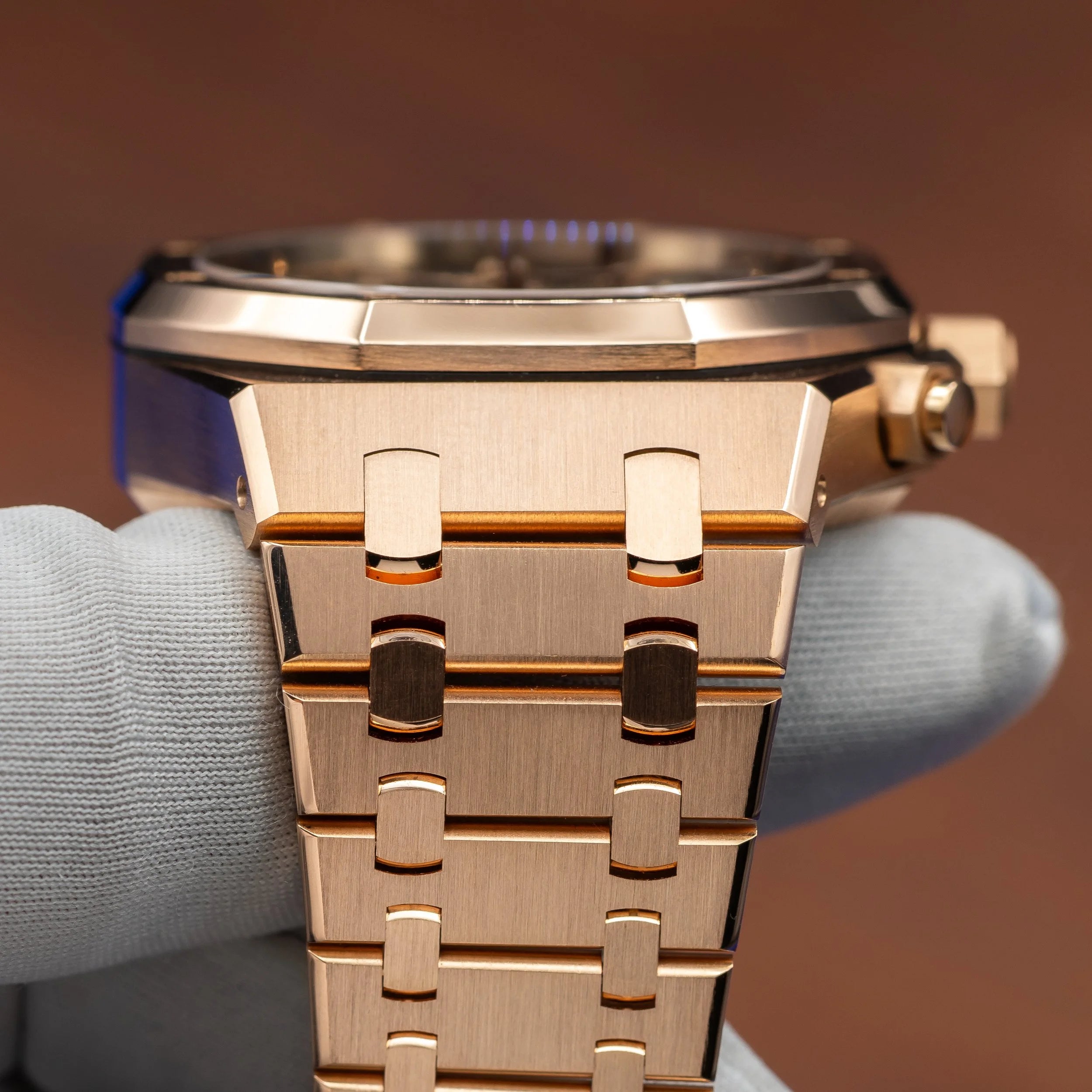 AUDEMARS PIGUET Royal Oak Chronograph Rose Gold Blue Dial 26240OR.OO.1320OR.05 — image 14