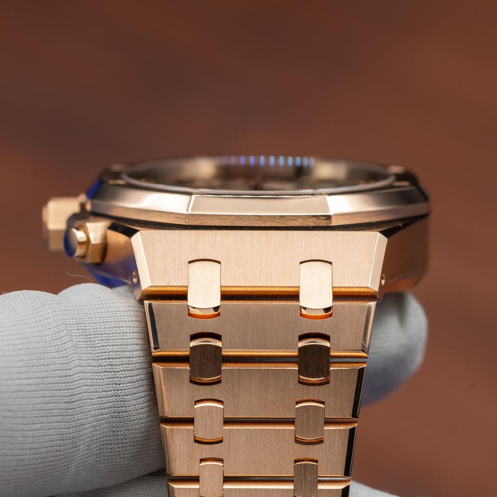 AUDEMARS PIGUET Royal Oak Chronograph Rose Gold Blue Dial 26240OR.OO.1320OR.05 — image 16