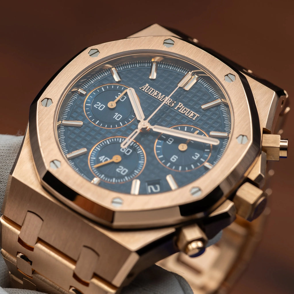 AUDEMARS PIGUET Royal Oak Chronograph Rose Gold Blue Dial 26240OR.OO.1320OR.05 — image 18