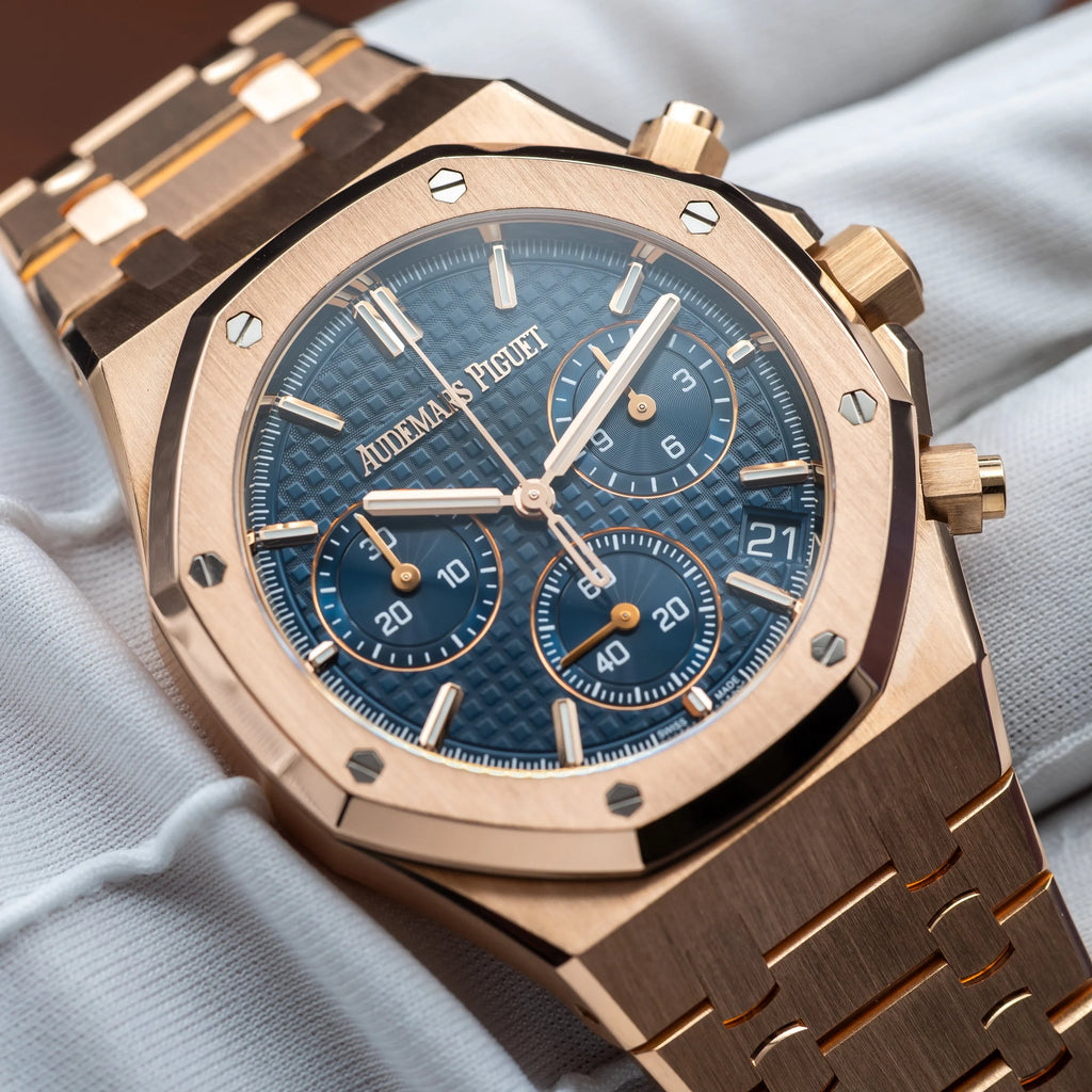 AUDEMARS PIGUET Royal Oak Chronograph Rose Gold Blue Dial 26240OR.OO.1320OR.05 — image 19