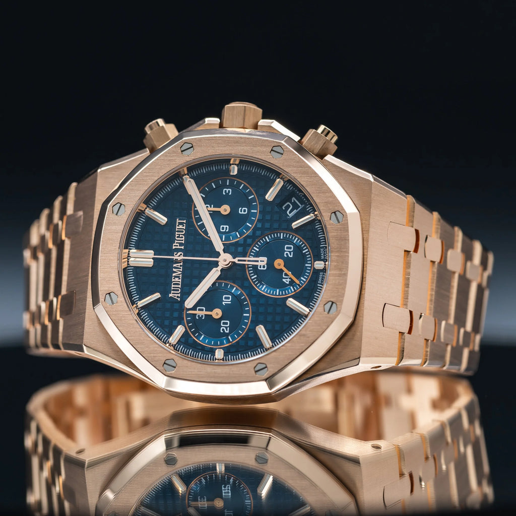 AUDEMARS PIGUET Royal Oak Chronograph Rose Gold Blue Dial 26240OR.OO.1320OR.05 — image 5