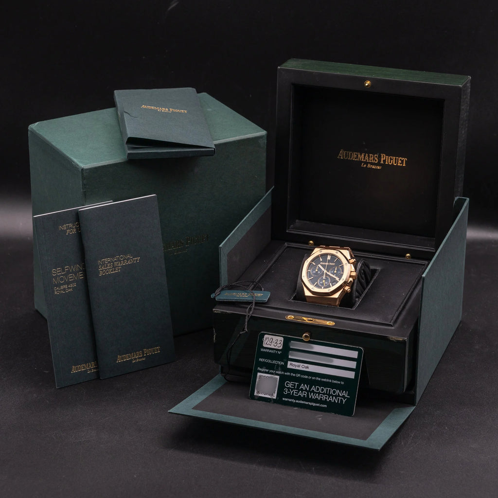 AUDEMARS PIGUET Royal Oak Chronograph Rose Gold Blue Dial 26240OR.OO.1320OR.05 — image 3