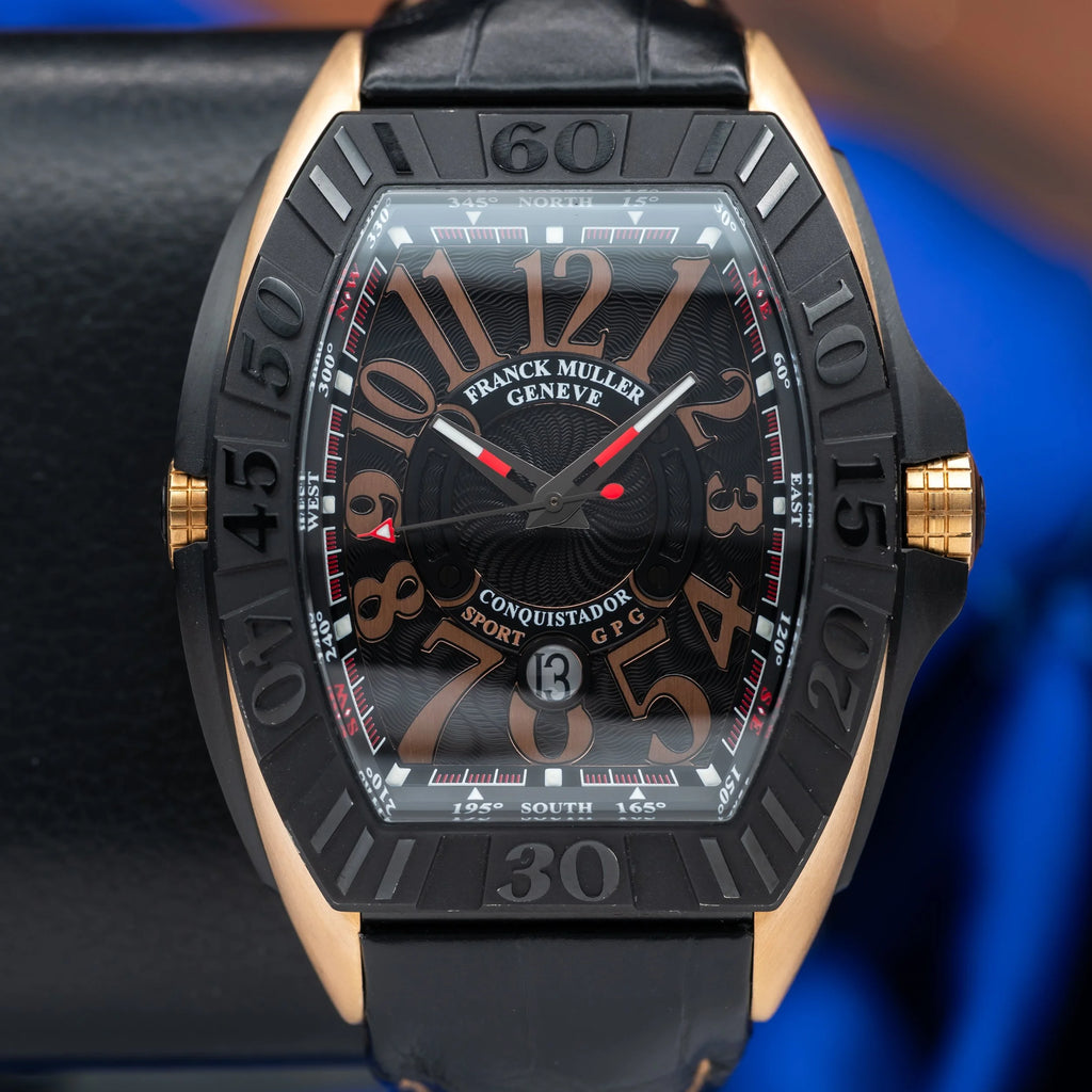 FRANCK MULLER Grand Prix Rose Gold Black Dial 9900 SC DT GPG — image 5