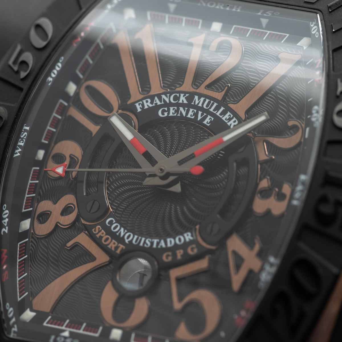 FRANCK MULLER Grand Prix Rose Gold Black Dial 9900 SC DT GPG — image 8