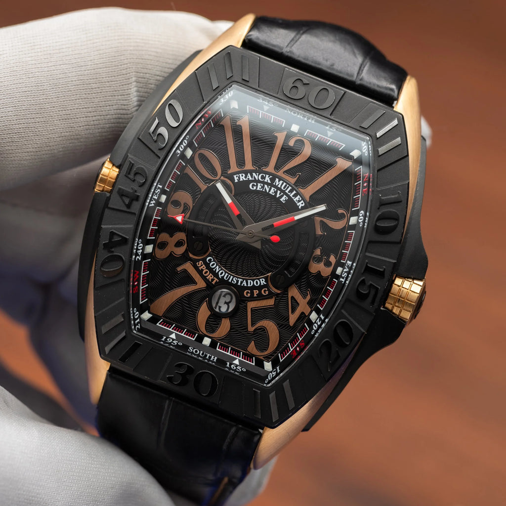 FRANCK MULLER Grand Prix Rose Gold Black Dial 9900 SC DT GPG — image 17