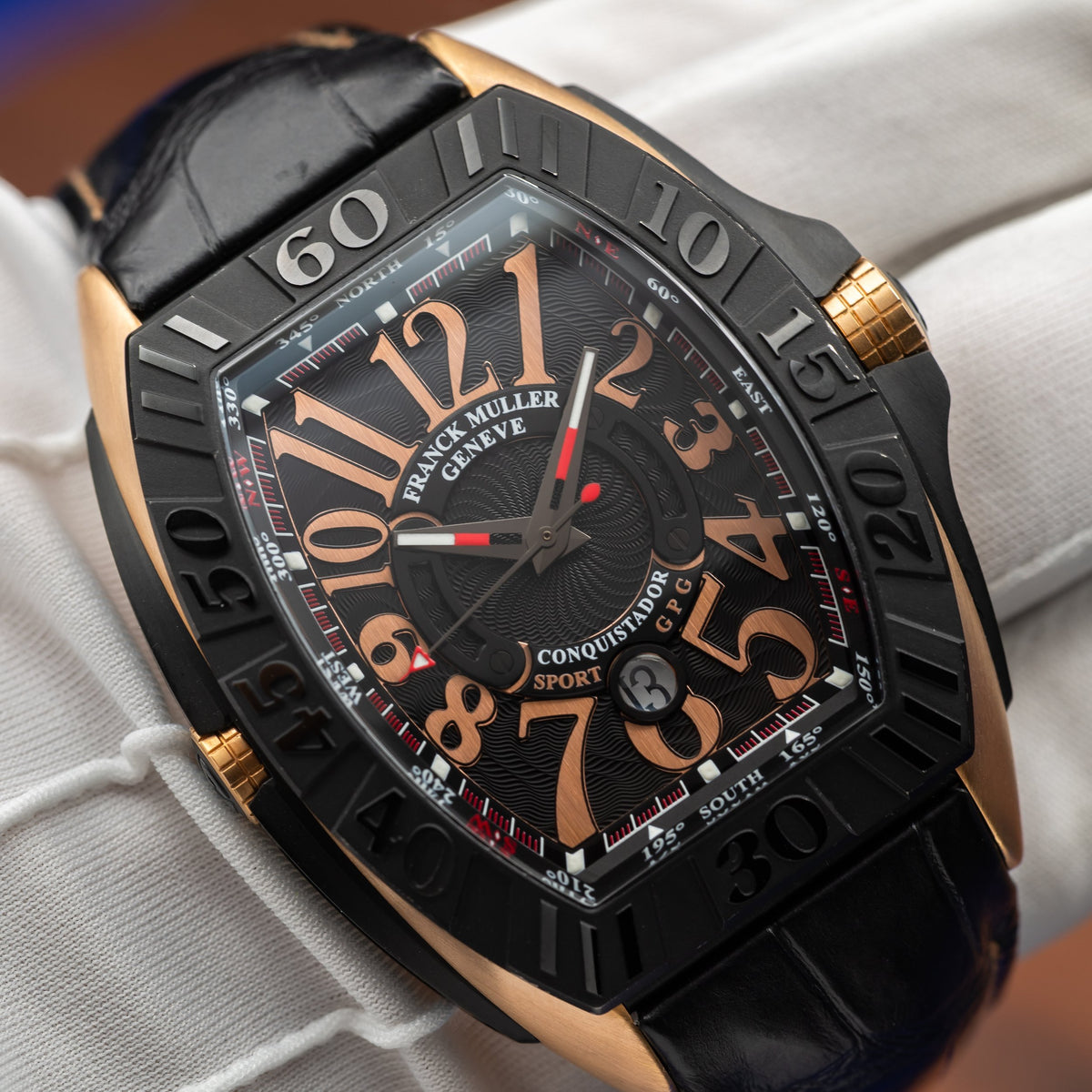 FRANCK MULLER Grand Prix Rose Gold Black Dial 9900 SC DT GPG — image 19