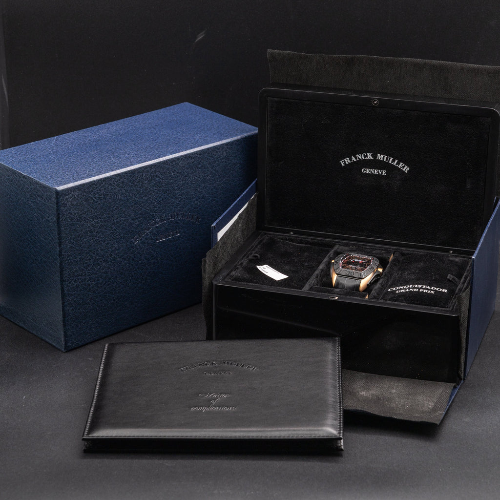FRANCK MULLER Grand Prix Rose Gold Black Dial 9900 SC DT GPG — image 11