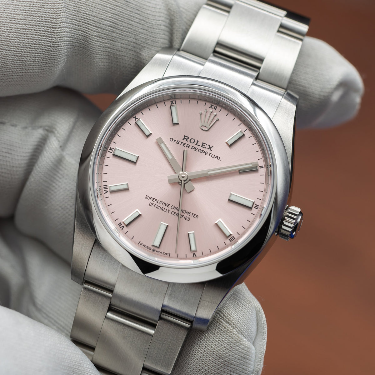 ROLEX Oyster Perpetual 31mm Pink Dial 124200 — image 15
