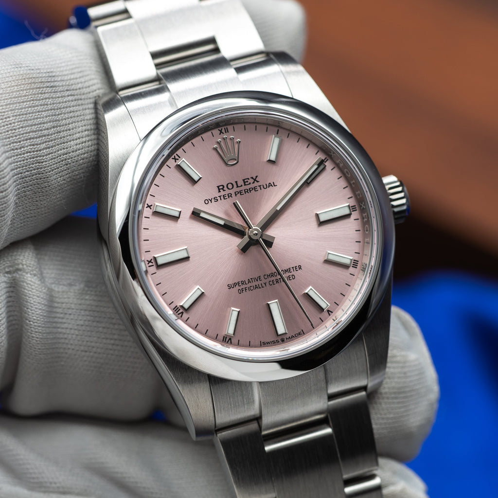 ROLEX Oyster Perpetual 31mm Pink Dial 124200 — image 1