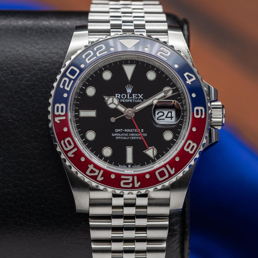 ROLEX GMT-Master II "Pepsi" Blue & Red Bezel Black Dial Stainless 126710BLRO — image 5