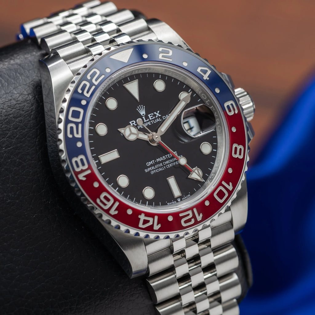 ROLEX GMT-Master II "Pepsi" Blue & Red Bezel Black Dial Stainless 126710BLRO — image 6