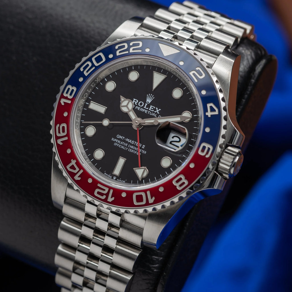 ROLEX GMT-Master II "Pepsi" Blue & Red Bezel Black Dial Stainless 126710BLRO — image 7