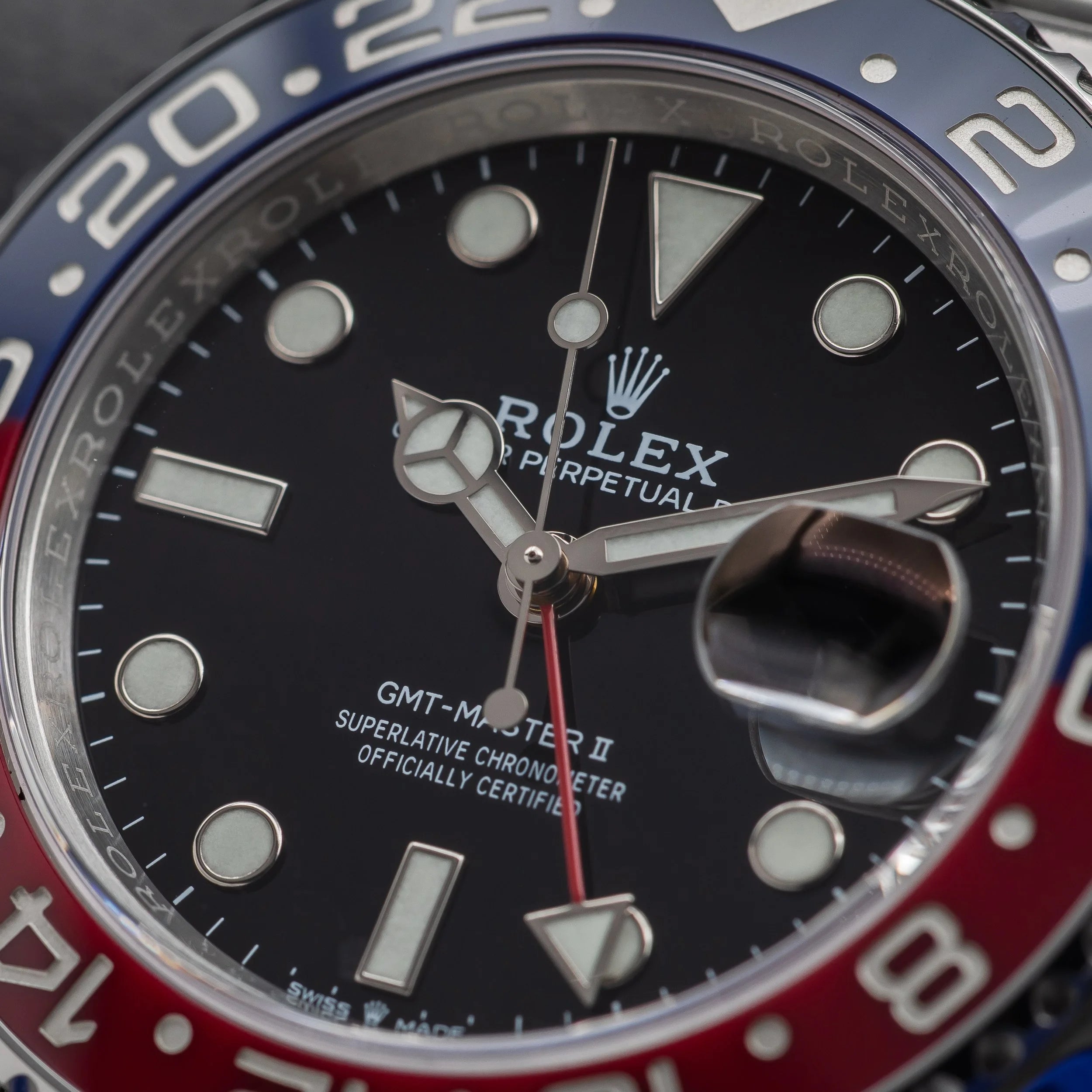 ROLEX GMT-Master II "Pepsi" Blue & Red Bezel Black Dial Stainless 126710BLRO — image 4