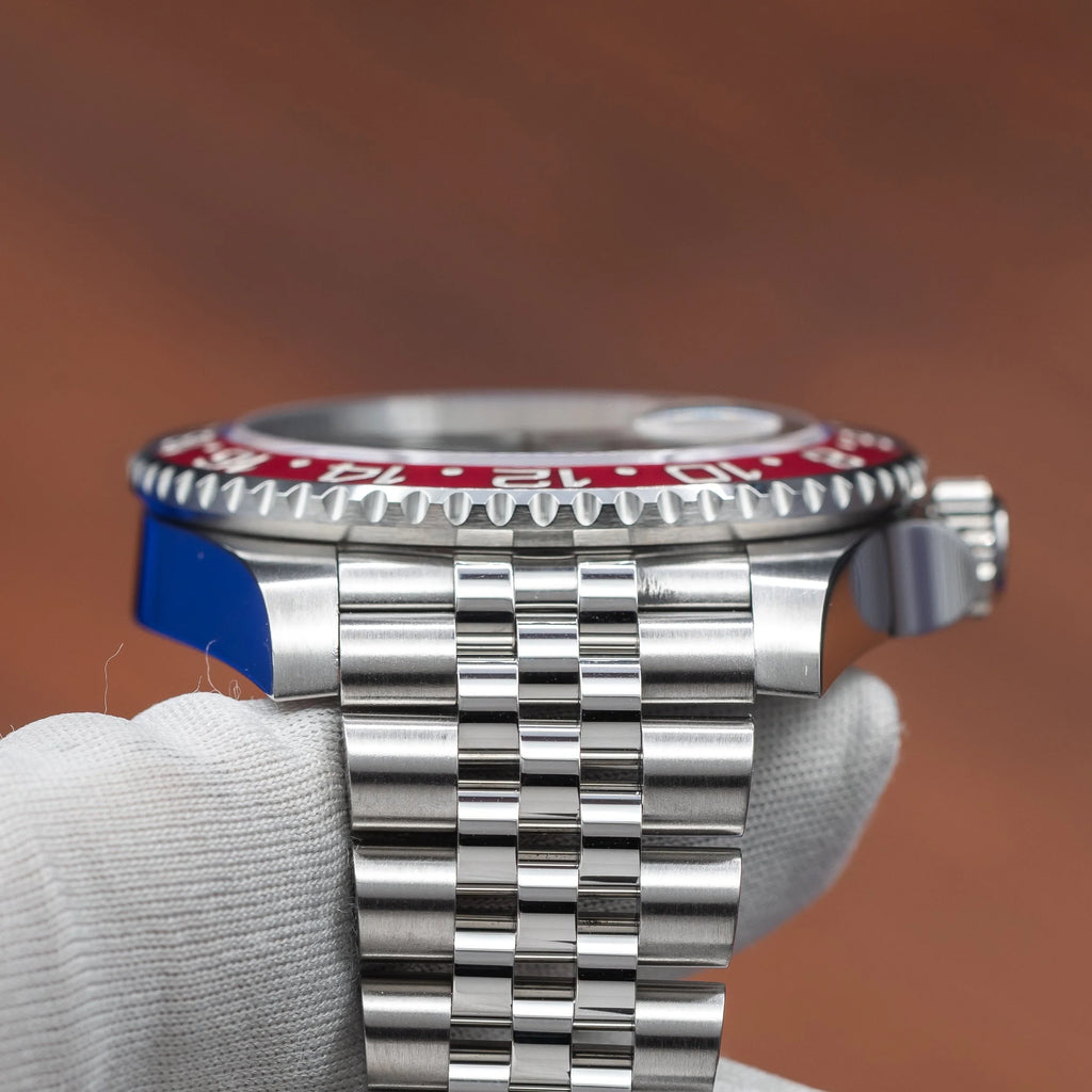 ROLEX GMT-Master II "Pepsi" Blue & Red Bezel Black Dial Stainless 126710BLRO — image 12