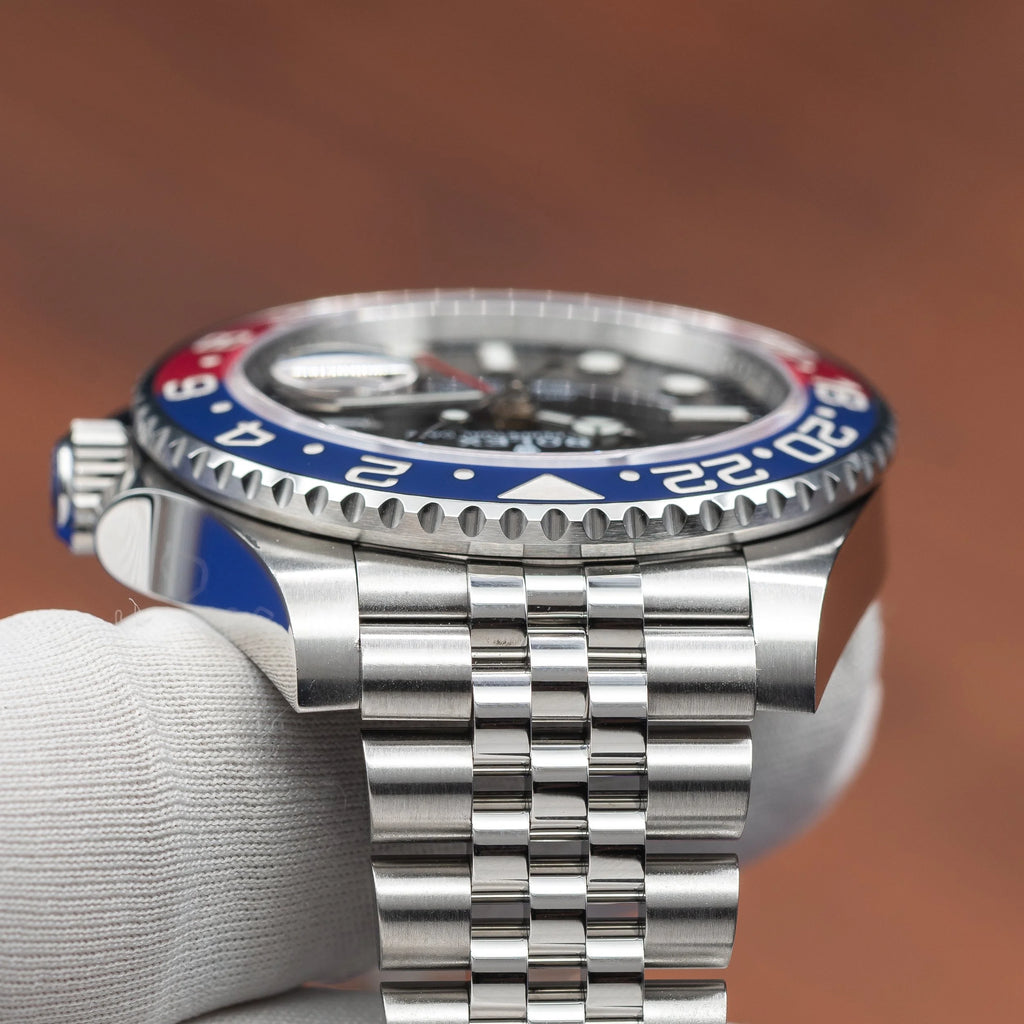 ROLEX GMT-Master II "Pepsi" Blue & Red Bezel Black Dial Stainless 126710BLRO — image 14