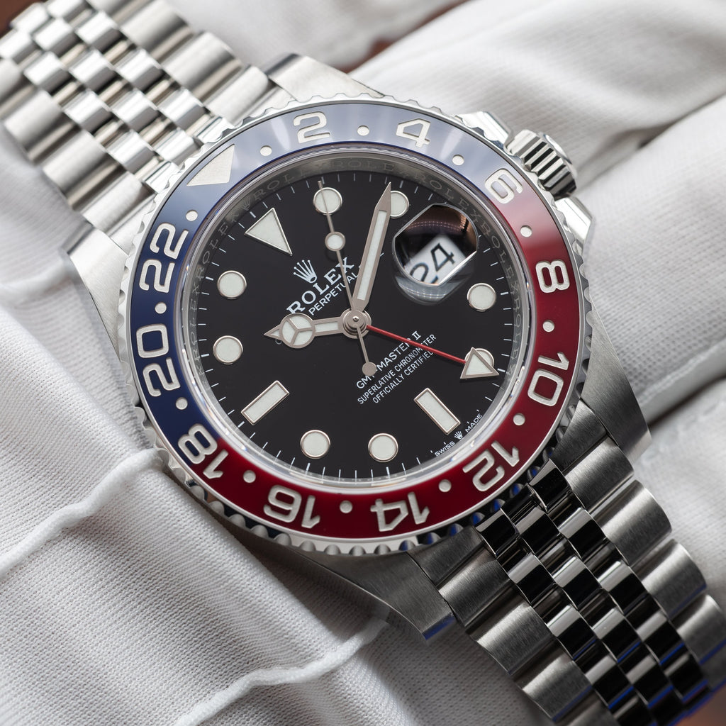 ROLEX GMT-Master II "Pepsi" Blue & Red Bezel Black Dial Stainless 126710BLRO — image 16