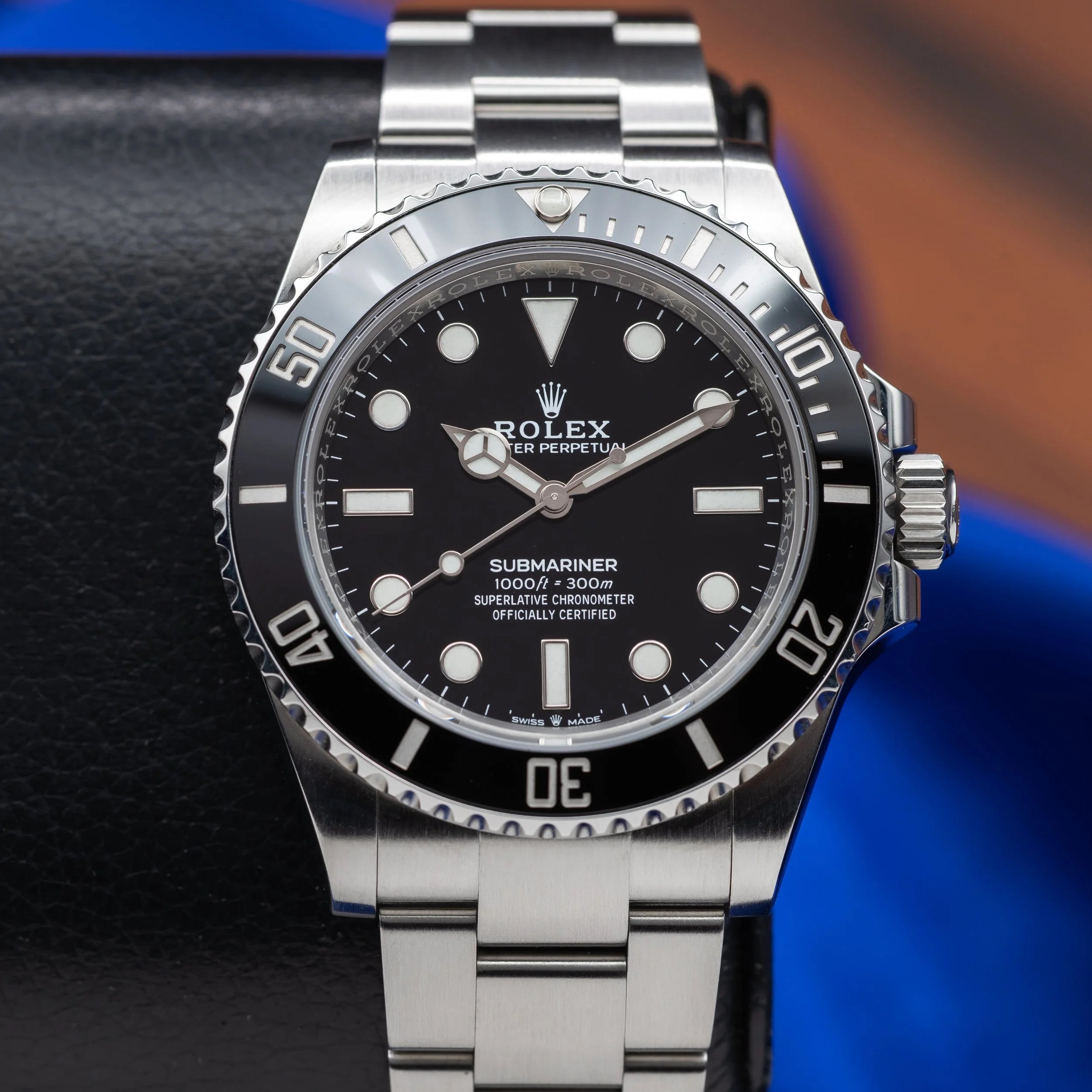 ROLEX Submariner 41mm No Date Stainless Steel Black Dial Ceramic Bezel 124060LN — image 5