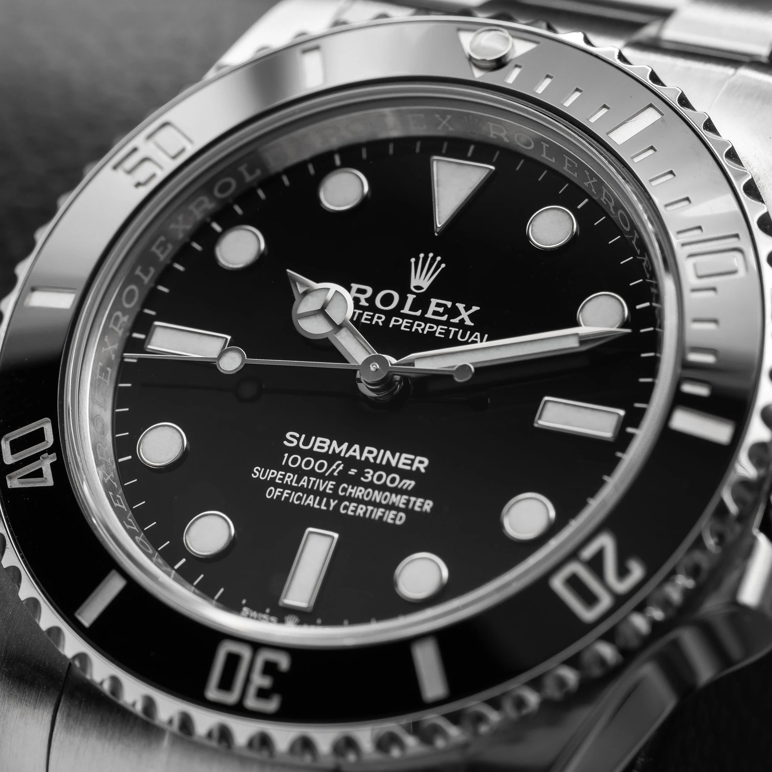 ROLEX Submariner 41mm No Date Stainless Steel Black Dial Ceramic Bezel 124060LN — image 4