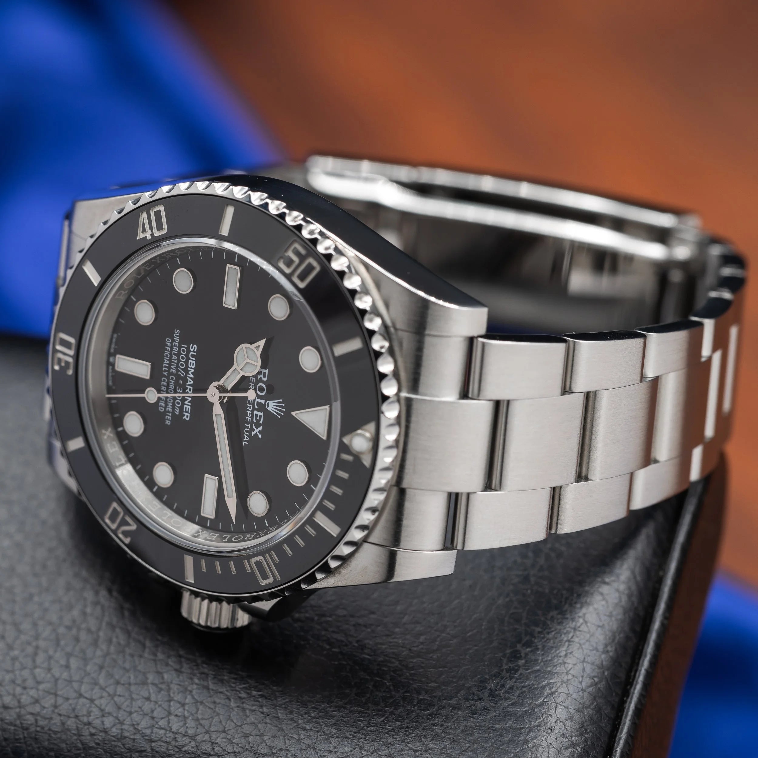 ROLEX Submariner 41mm No Date Stainless Steel Black Dial Ceramic Bezel 124060LN — image 9
