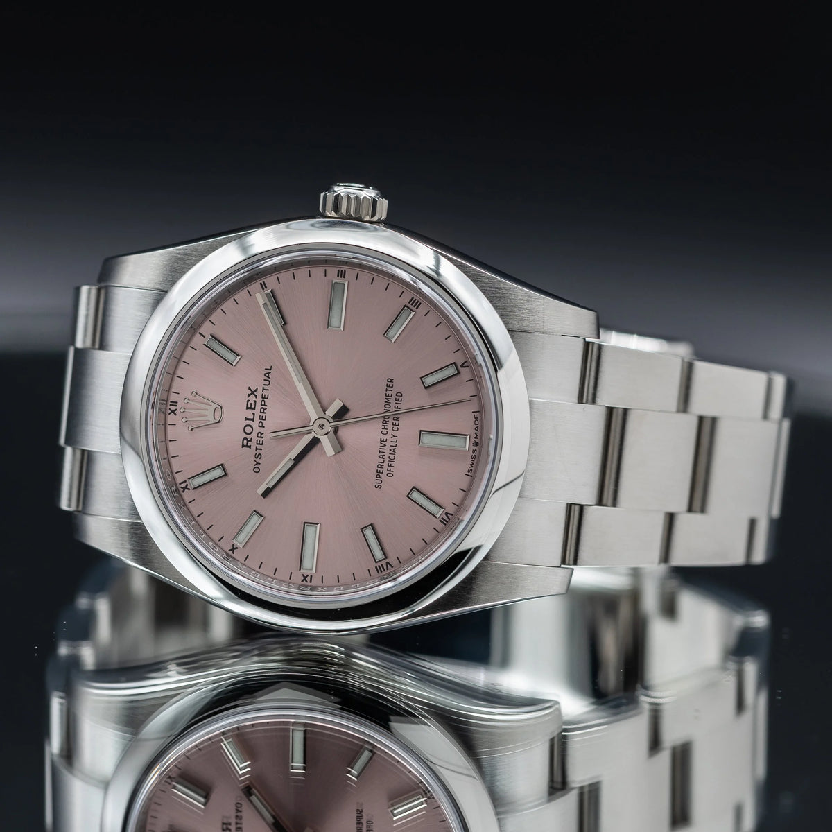 ROLEX Oyster Perpetual 31mm Pink Dial 124200 — image 2